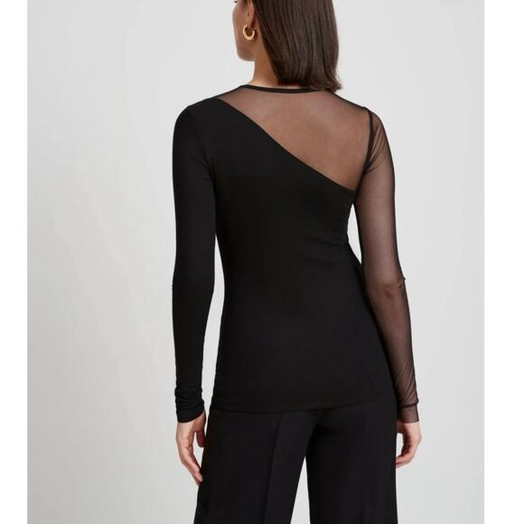 NWOT Marcella Milo Top in Black SZ M - Picture 3 of 7